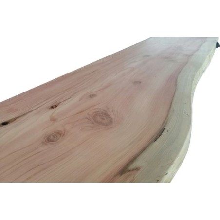 Plateaux table bois massif brut